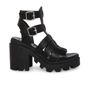 Steve Madden Cosmic Black Platforms
